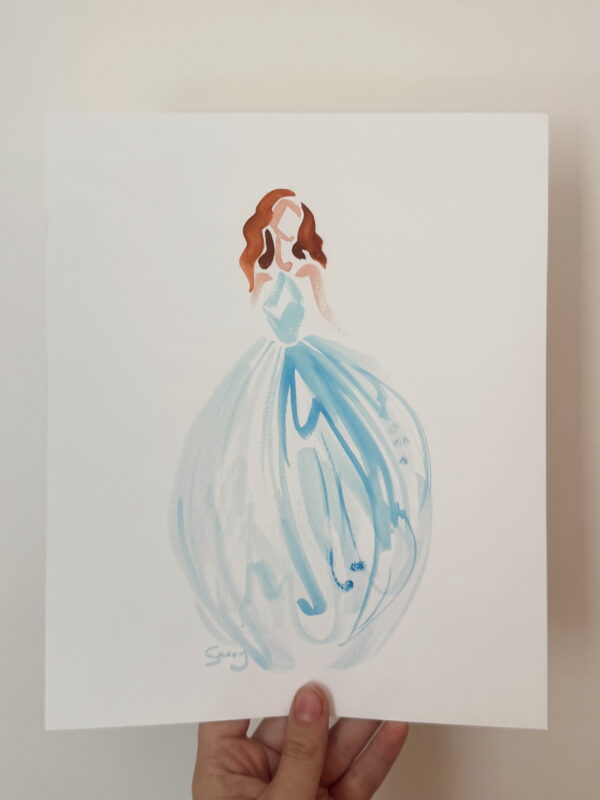 Blue Dress Girl